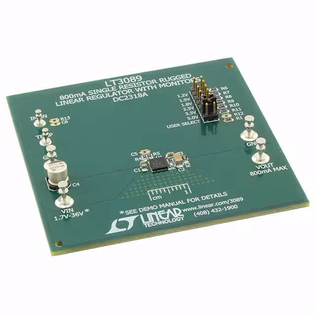 DC2318A Analog Devices Inc.  Cartes d'évaluation - Régulateurs de tension linéaires